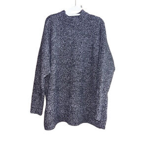 Maurices XXL Mock Neck Marbled Tunic Sweater